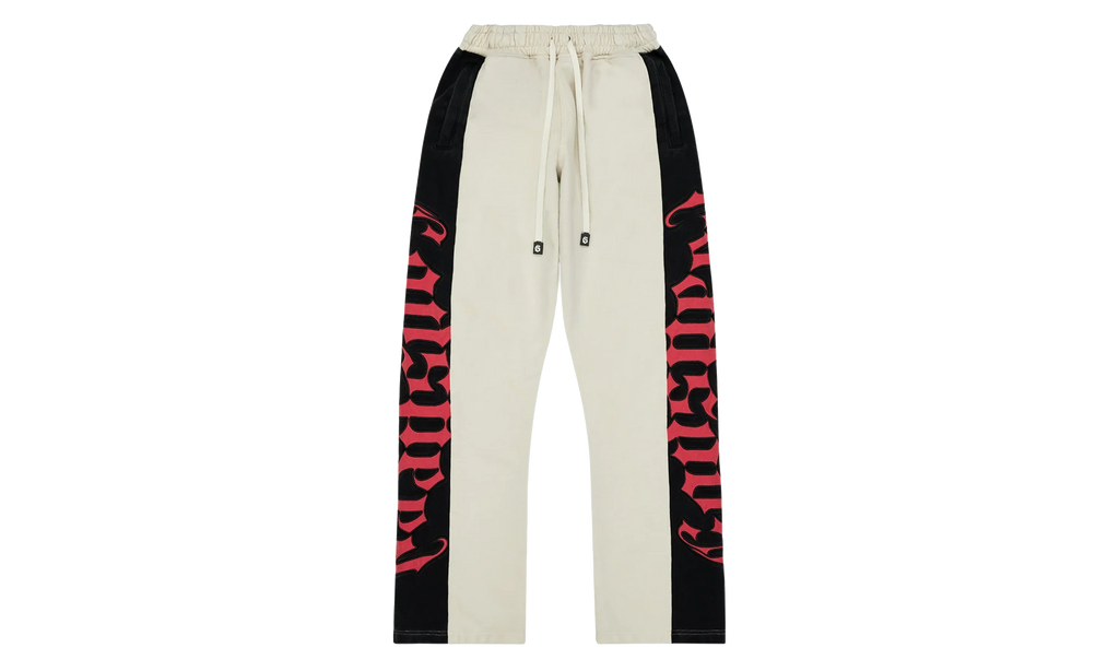 Courtside Sweatpants "Bone / Black / Red" GS070