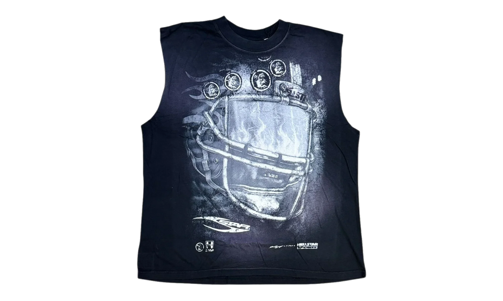 Helmet Sleeveless T-Shirt "Black" HSR187