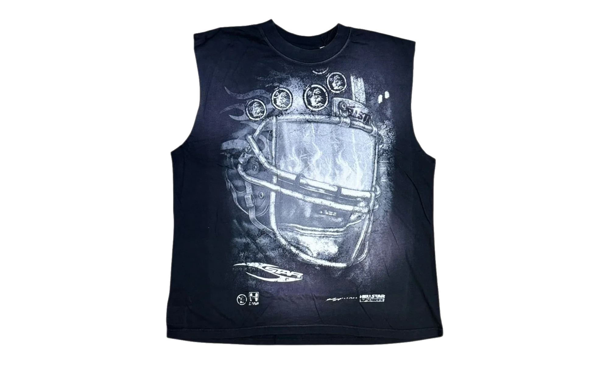 Helmet Sleeveless T-Shirt "Black" HSR187