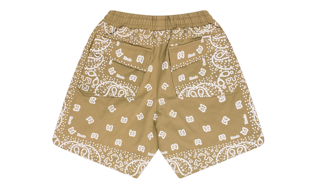 Rhude Bandana Shorts "Khaki" RHSS23SH46009481 KHAKI
