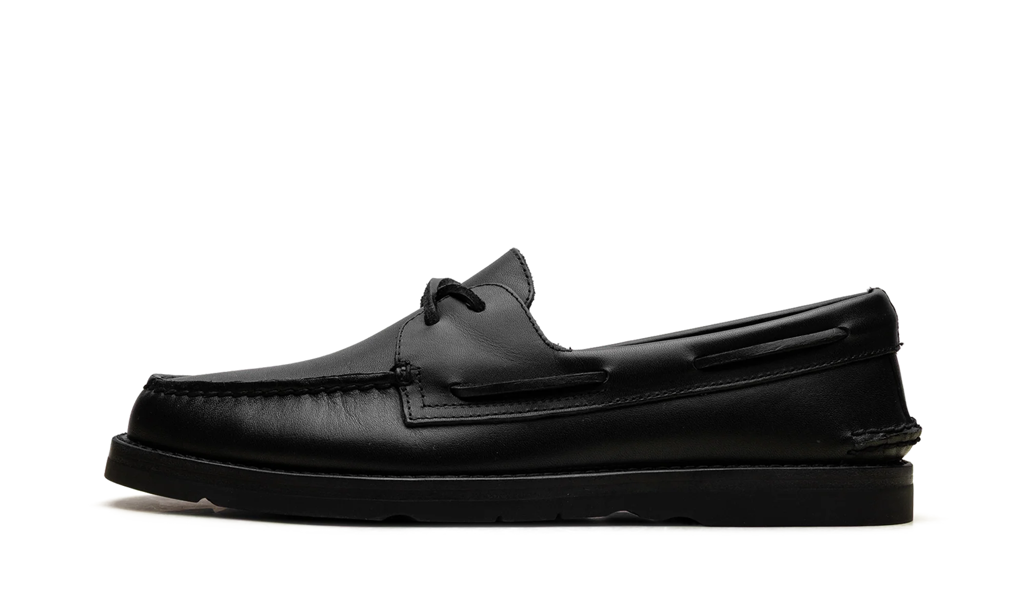 Vachetta Leather Boat Shoe "Todd Snyder Black" 17185745