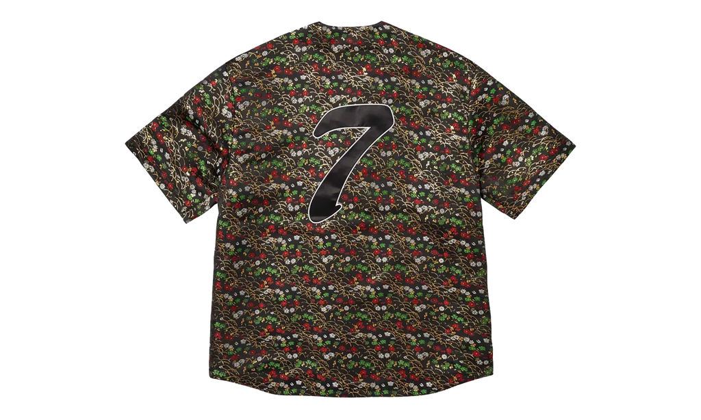 Floral Jacquard Jersey "SS26 - Black" SU27411