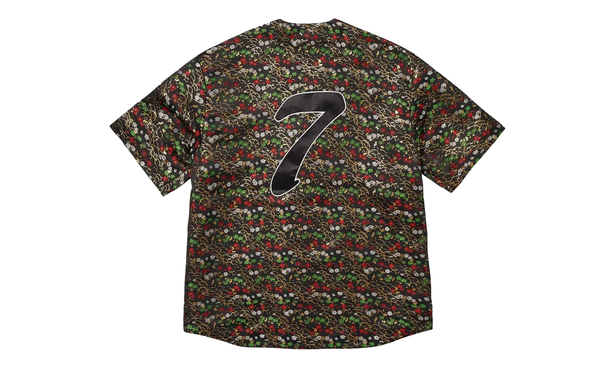 Floral Jacquard Jersey "SS26 - Black" SU27411
