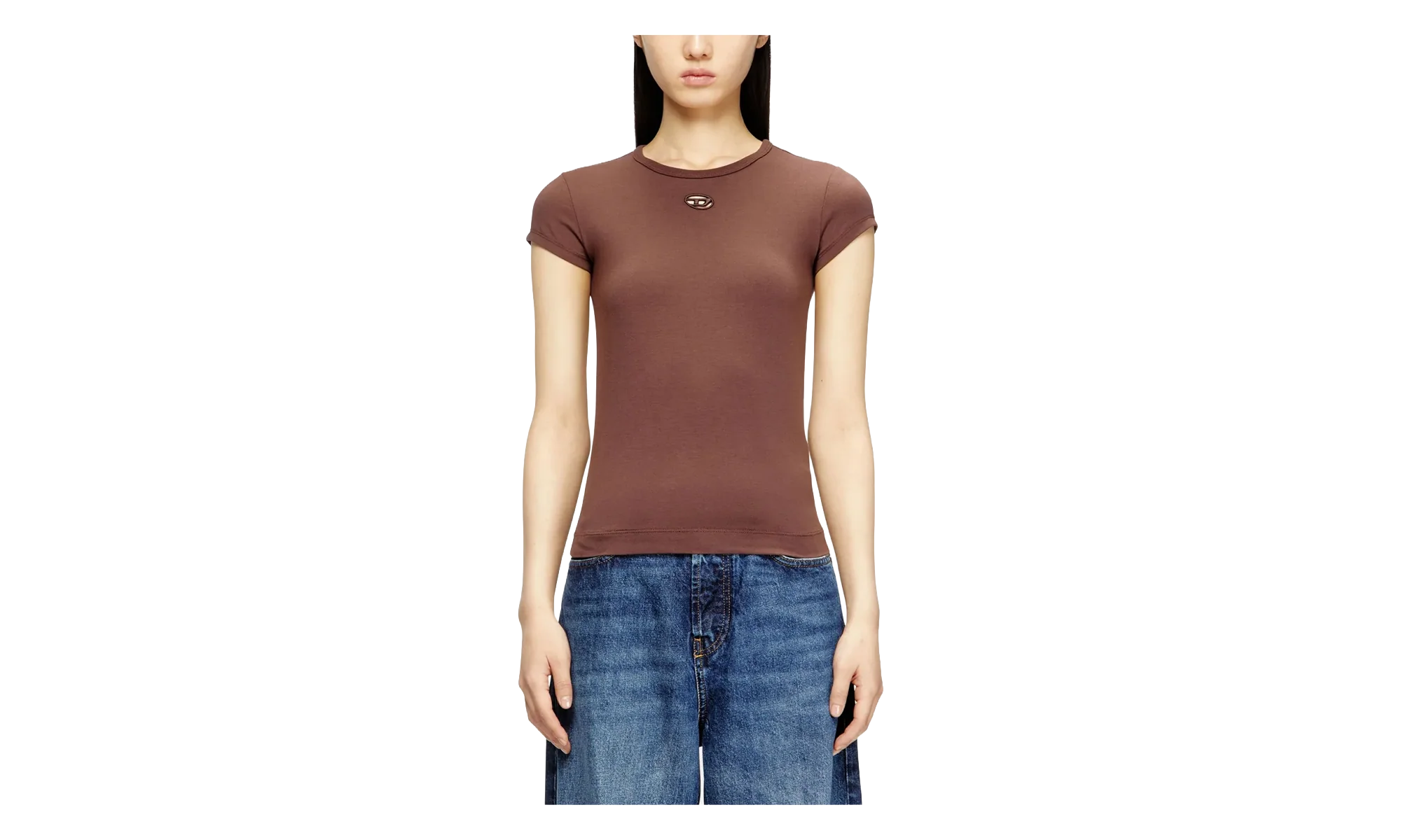 T-ANGIE-OD Tank Top WMNS "Brown" A19912 0AFAA 61J