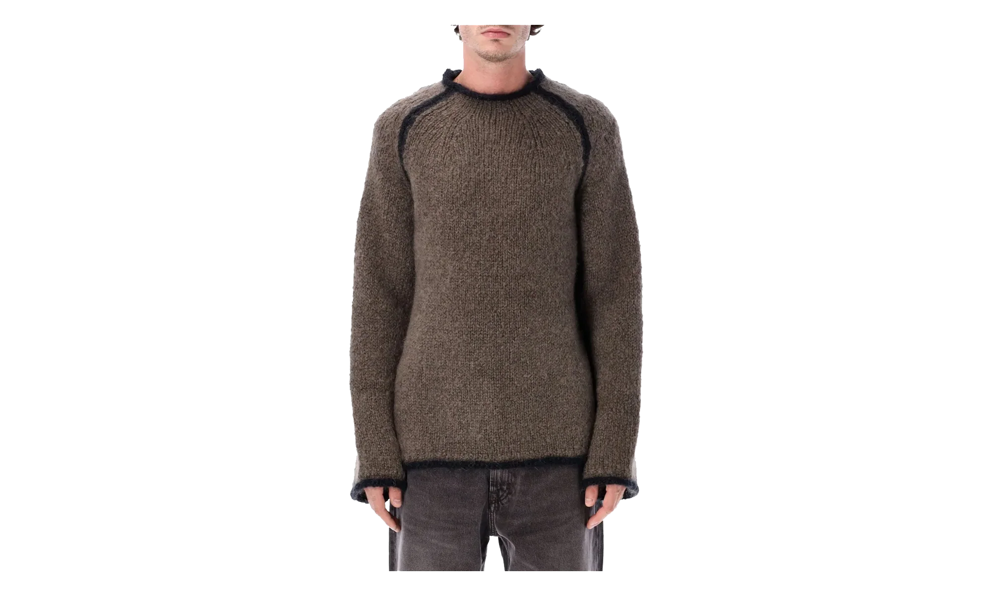 Rider Roundneck Sweater "Steel Mohair" M4253RS