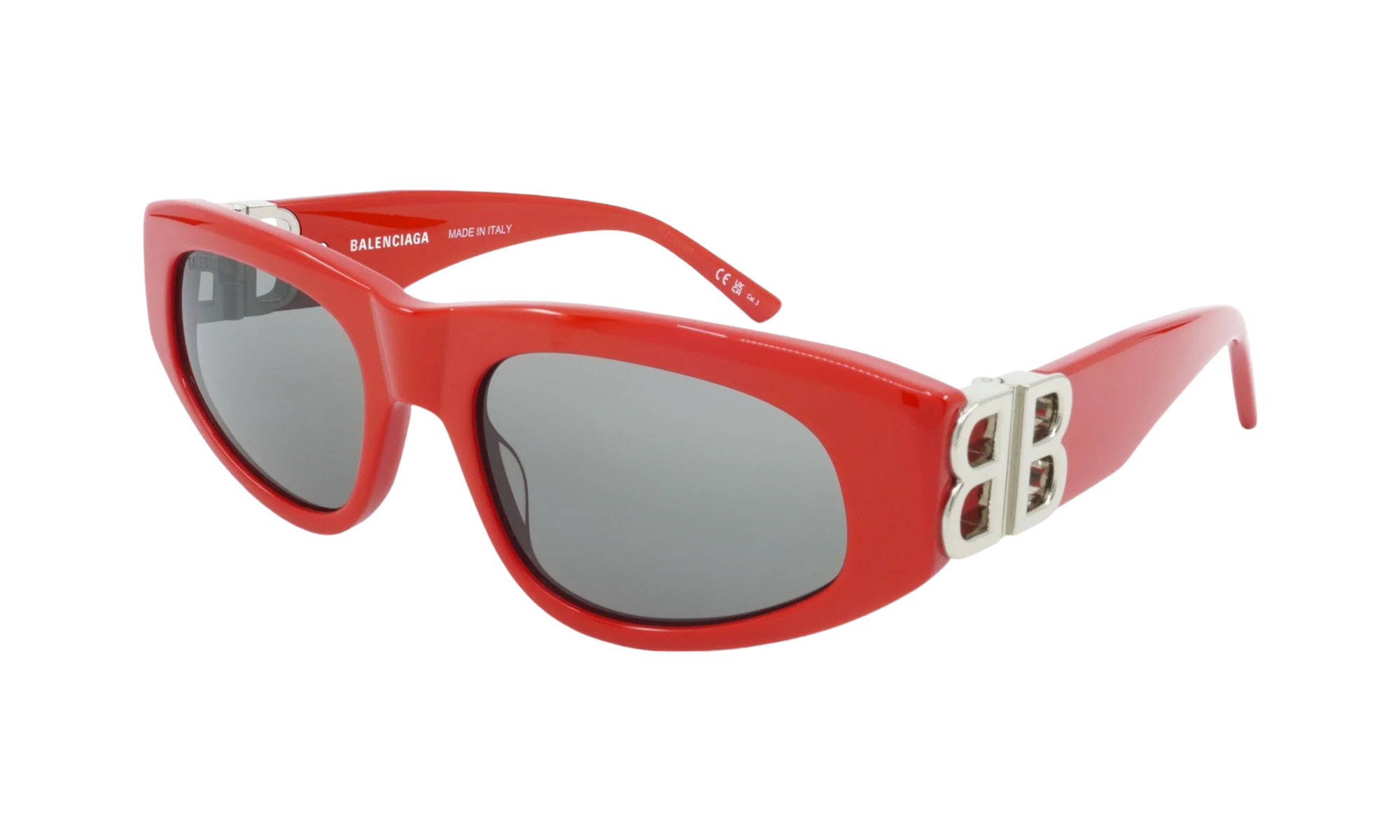 Cat Eye Frame Sunglasses WMNS "Red / Silver" BB0095S 016