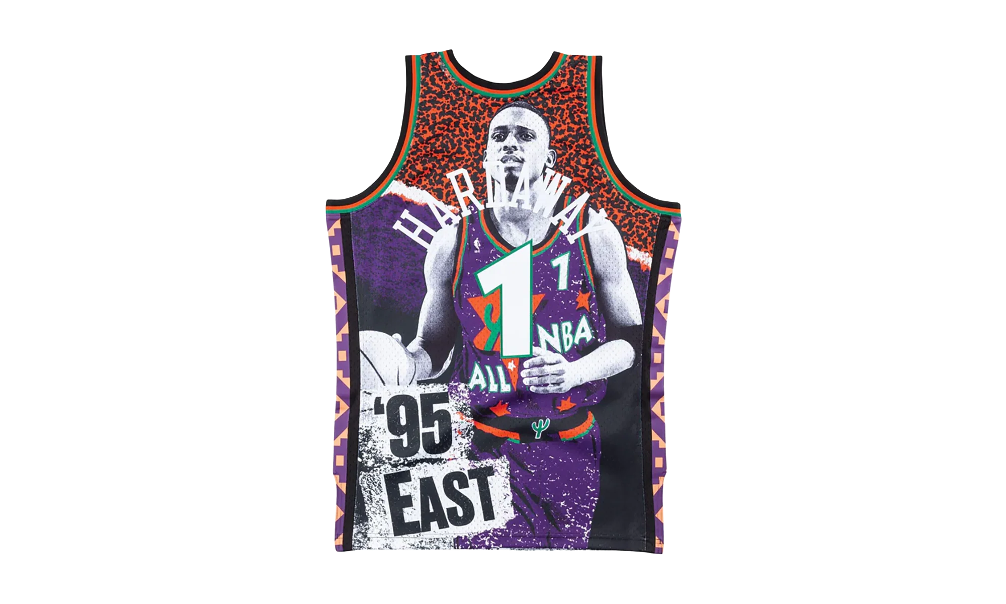 NBA Sublimated Anfernee Hardaway Swingman Jersey "1995 All Star East - Black" SMJYNG18432 ASEBLCK95AHA