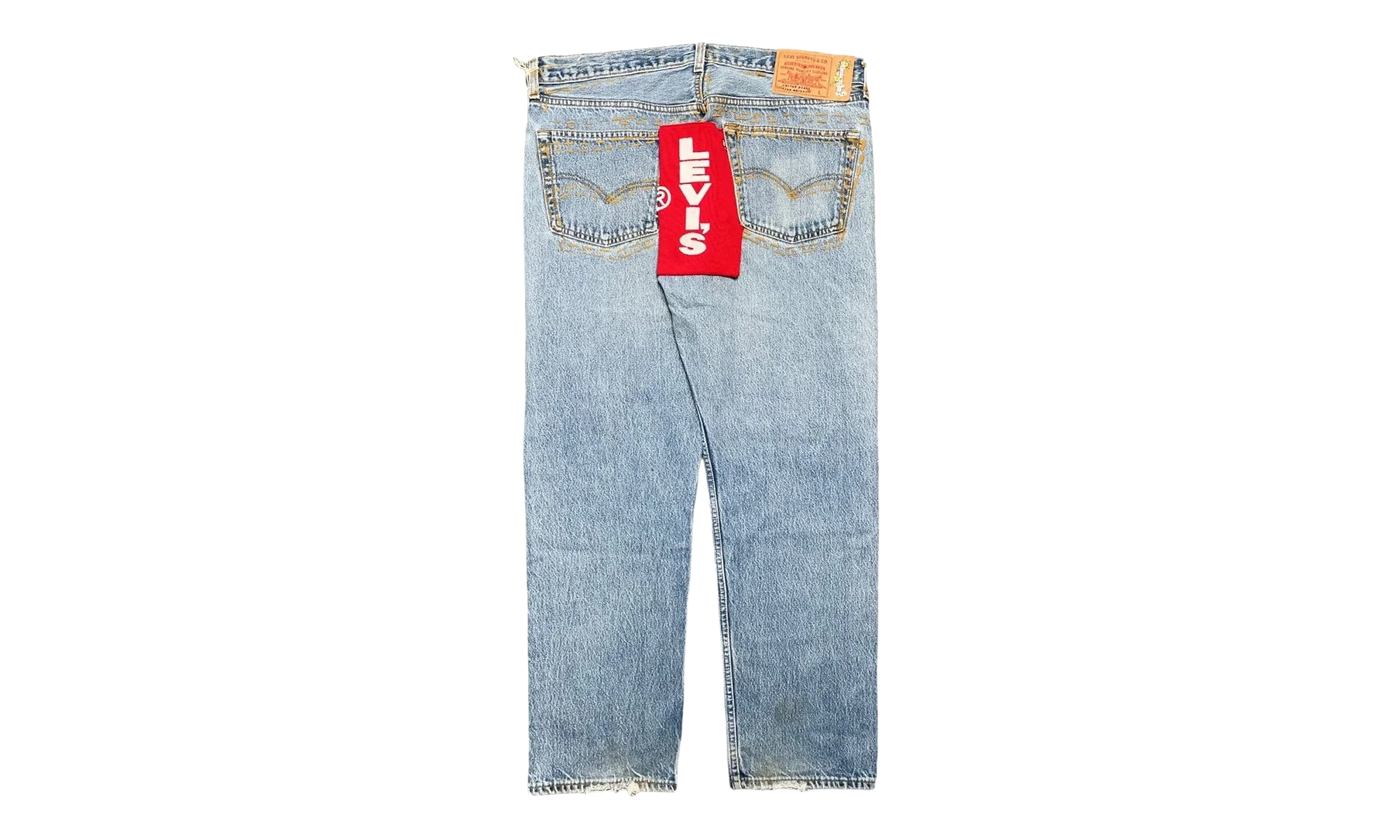 Levi's 501 ComplexCon Exclusive Denim Jeans "Cactus Plant Flea Market - Indigo / Red / White" DT291