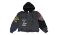 Upside Down Zip Hoodie "Black" PI00004