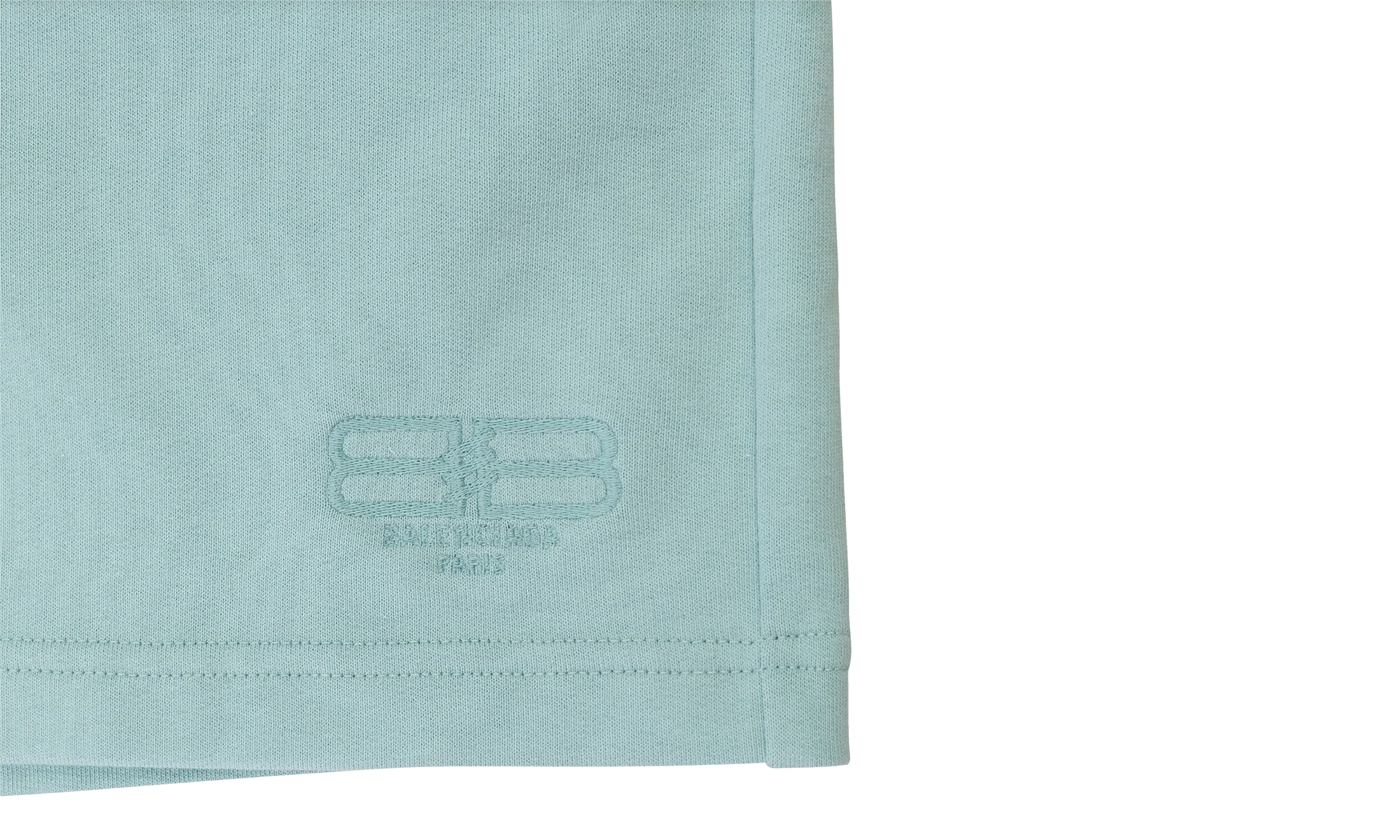SWEAT PANTS SHORTS "Green" 676137TMVG64947AQUA