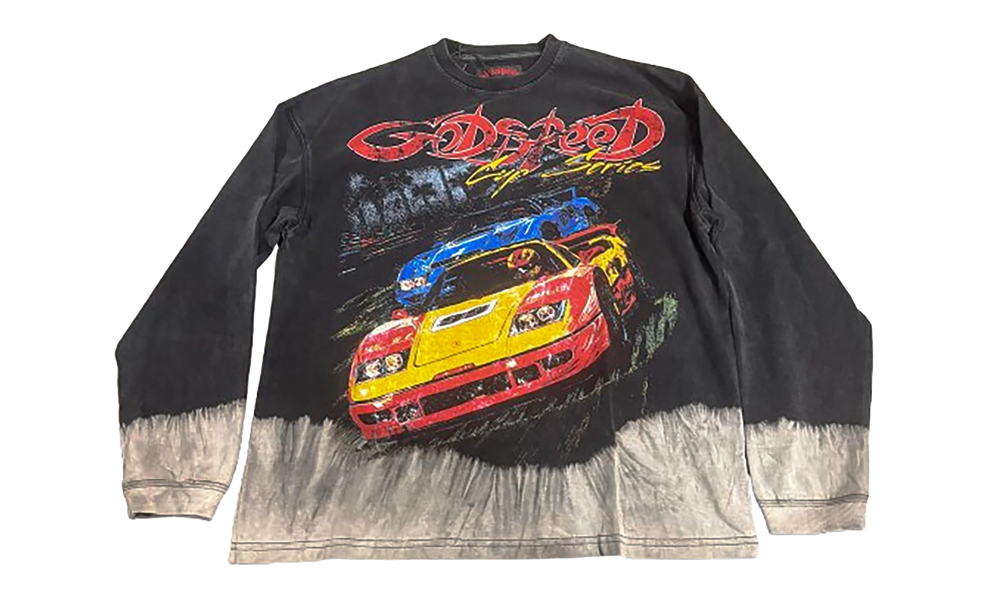 FTW Sweatshirt "Black Bleached Wash" GS058
