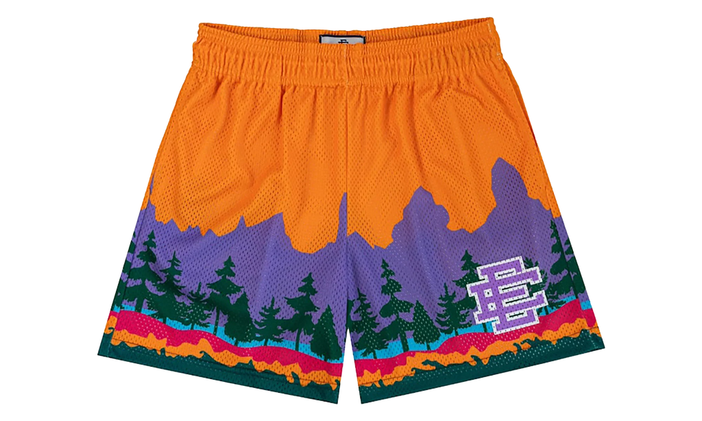 EE BASIC SHORT "SS24 - Orange/ Purple" EE790