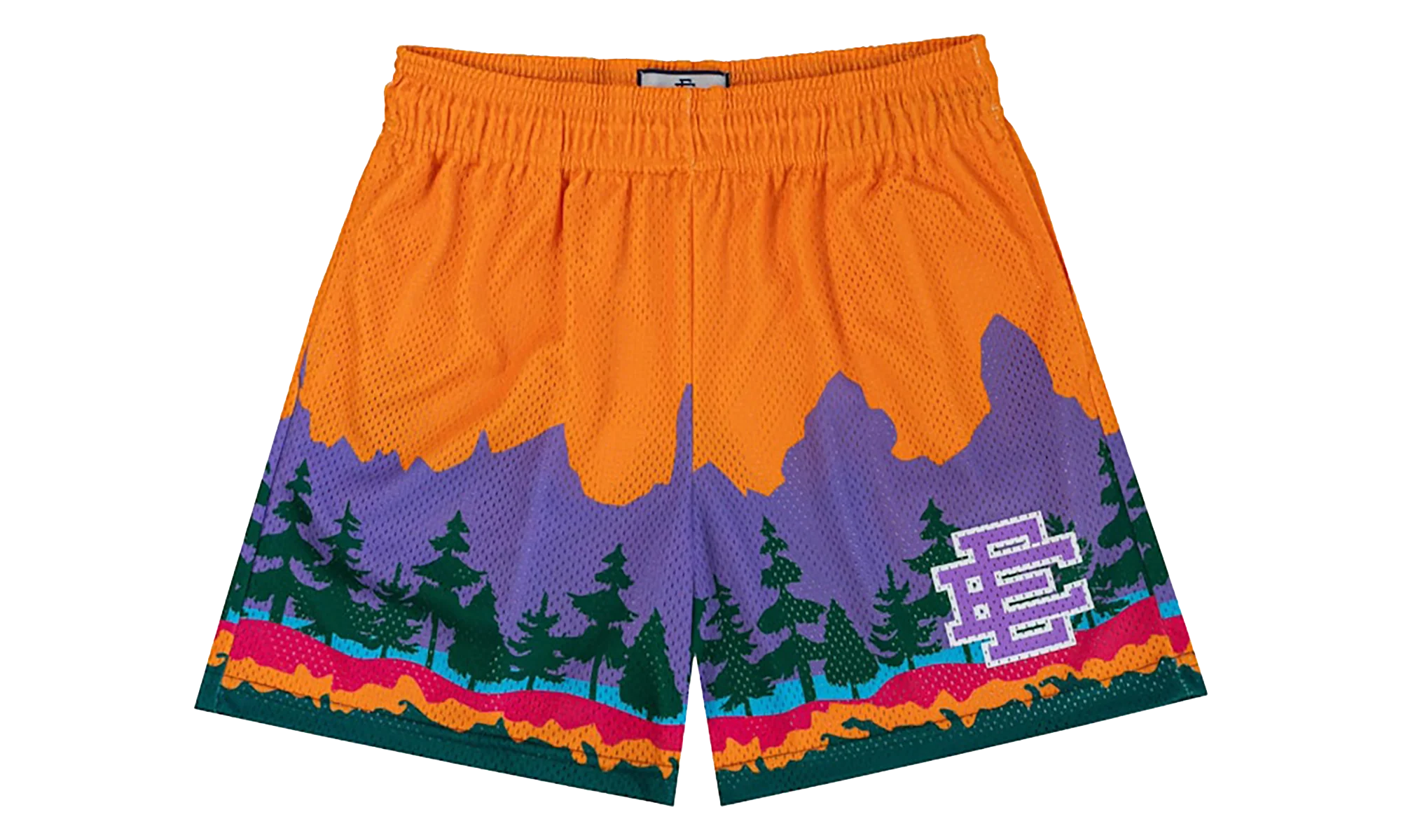 EE BASIC SHORT "SS24 - Orange/ Purple" EE790