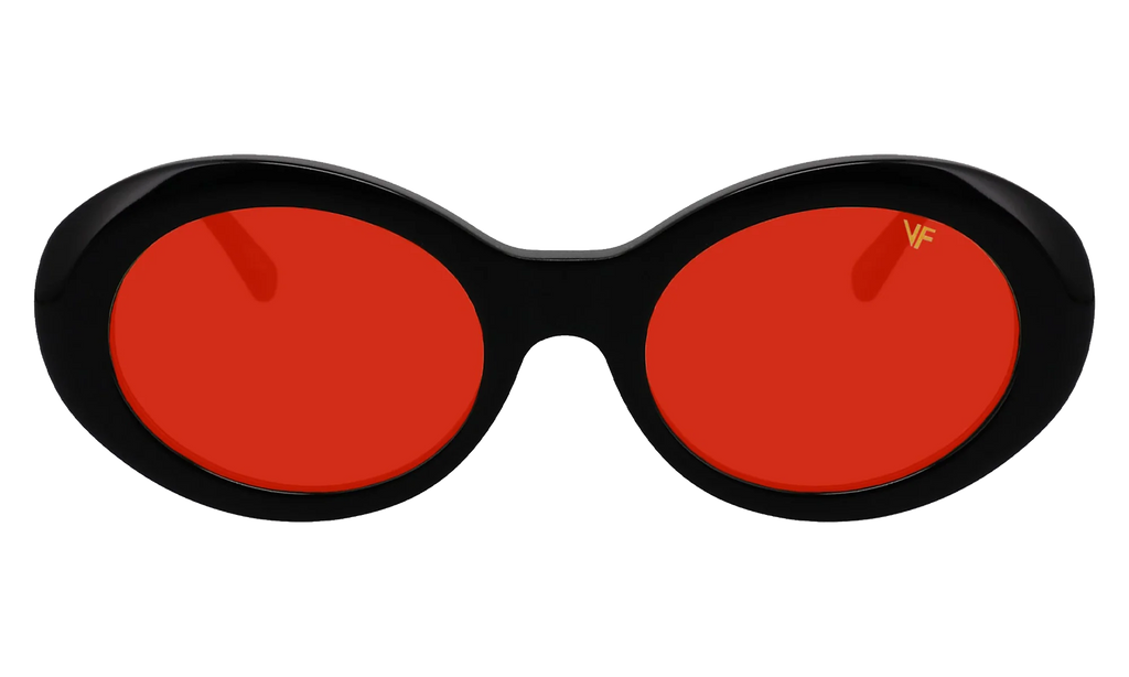 Cobain Acetate "Glossy Black / Red Solid" MPCB2 0009 20T5
