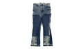 LA Flare Carpenter Pants Paint Splatter "Navy Blue Multi" GD134