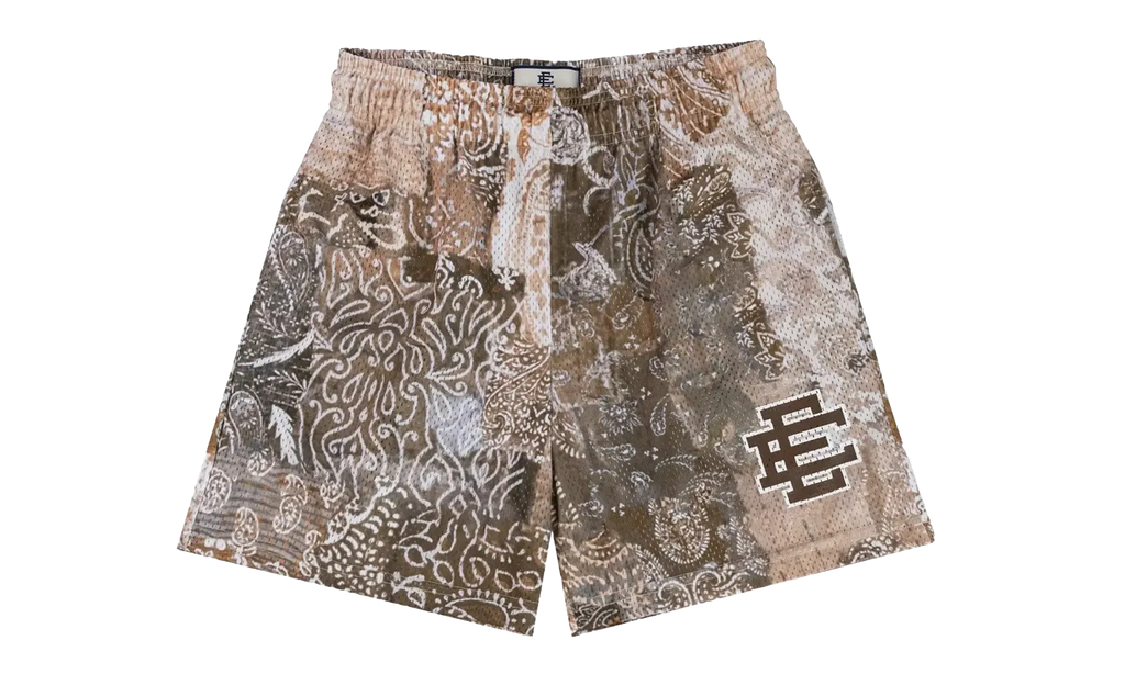EE Basic Shorts "Brown Paisley" EE227