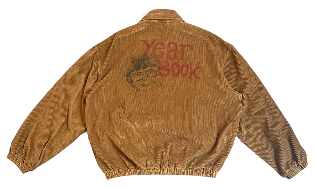 School Portrait Coach Bomber Jacket "Cotton Cord - Camel Fade Out" 261 MJK121P4 CORDCML