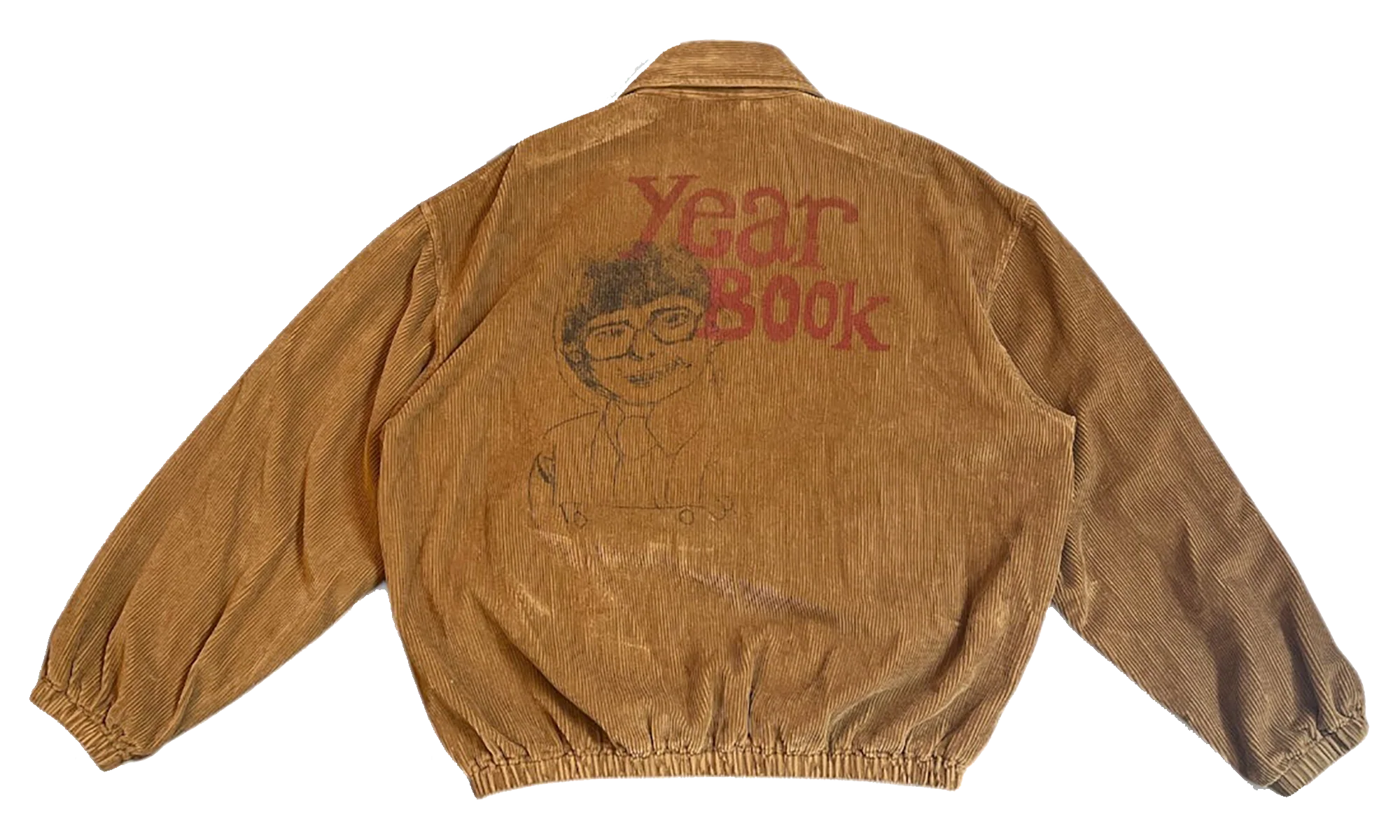 School Portrait Coach Bomber Jacket "Cotton Cord - Camel Fade Out" 261 MJK121P4 CORDCML