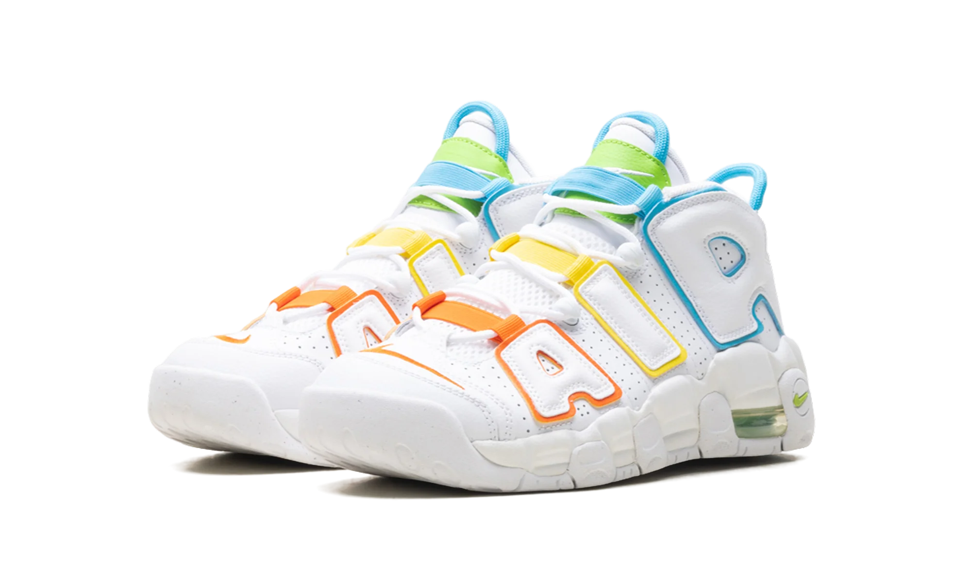 Air More Uptempo GS "White Multi-Color" FJ4624 100