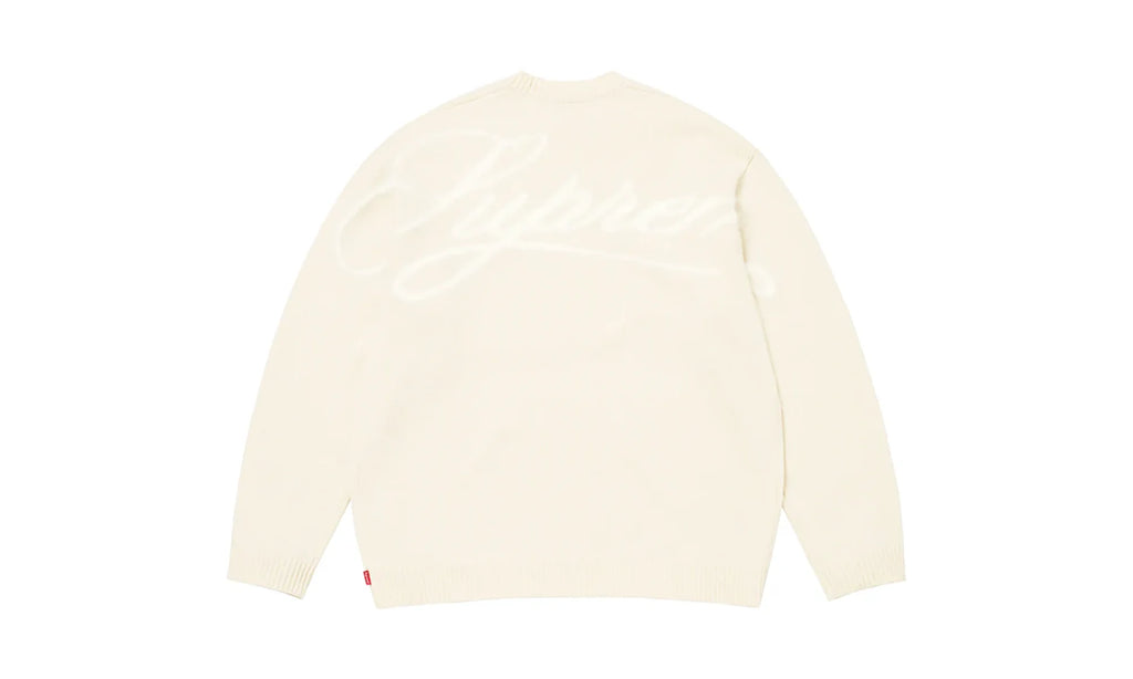 Angora Script Sweater "FW25 - Ivory" SU26811