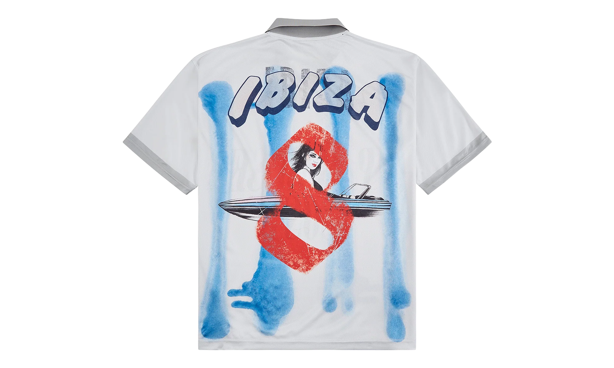 Paradise Lost Game Jersey "Striped Blue Spray Paint" AKSS26MJSJ93
