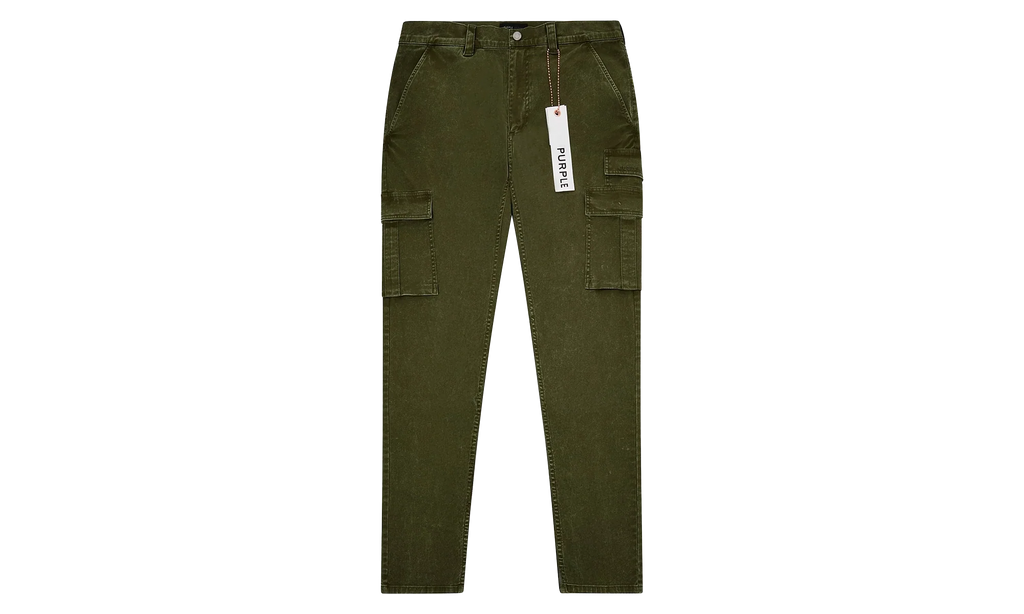Brushed Twill Cargo Pant "Green" M5075 BTMI225