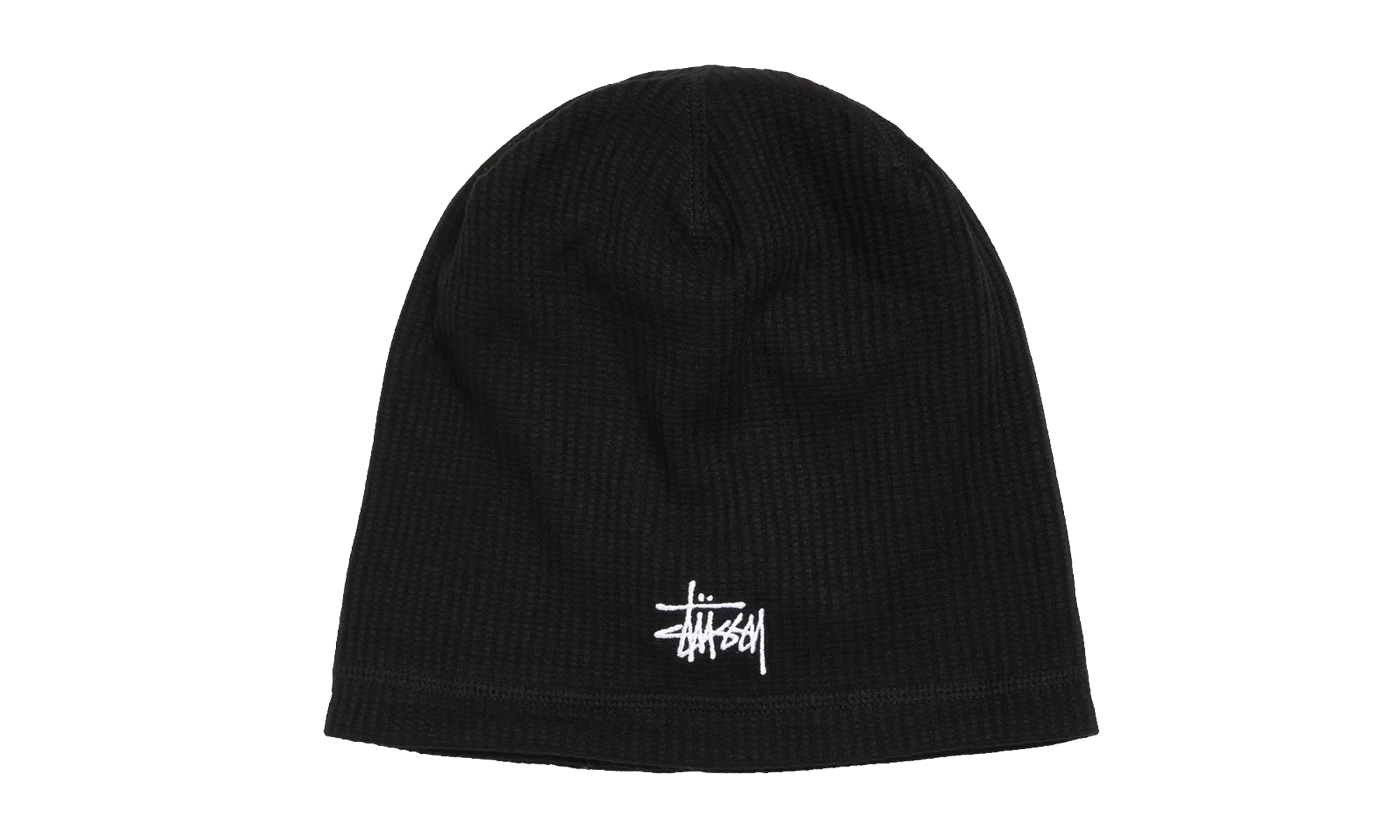 WAFFLE SKULLCAP "Black" STUS354