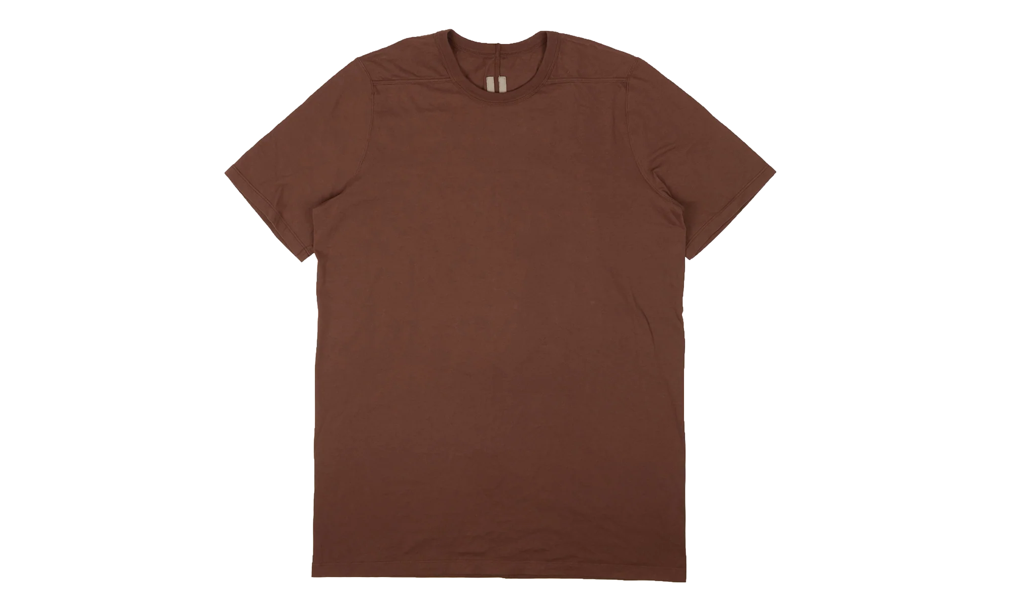 Throat Cotton Level Short Sleeve T-Shirt "Brown" TCLS001