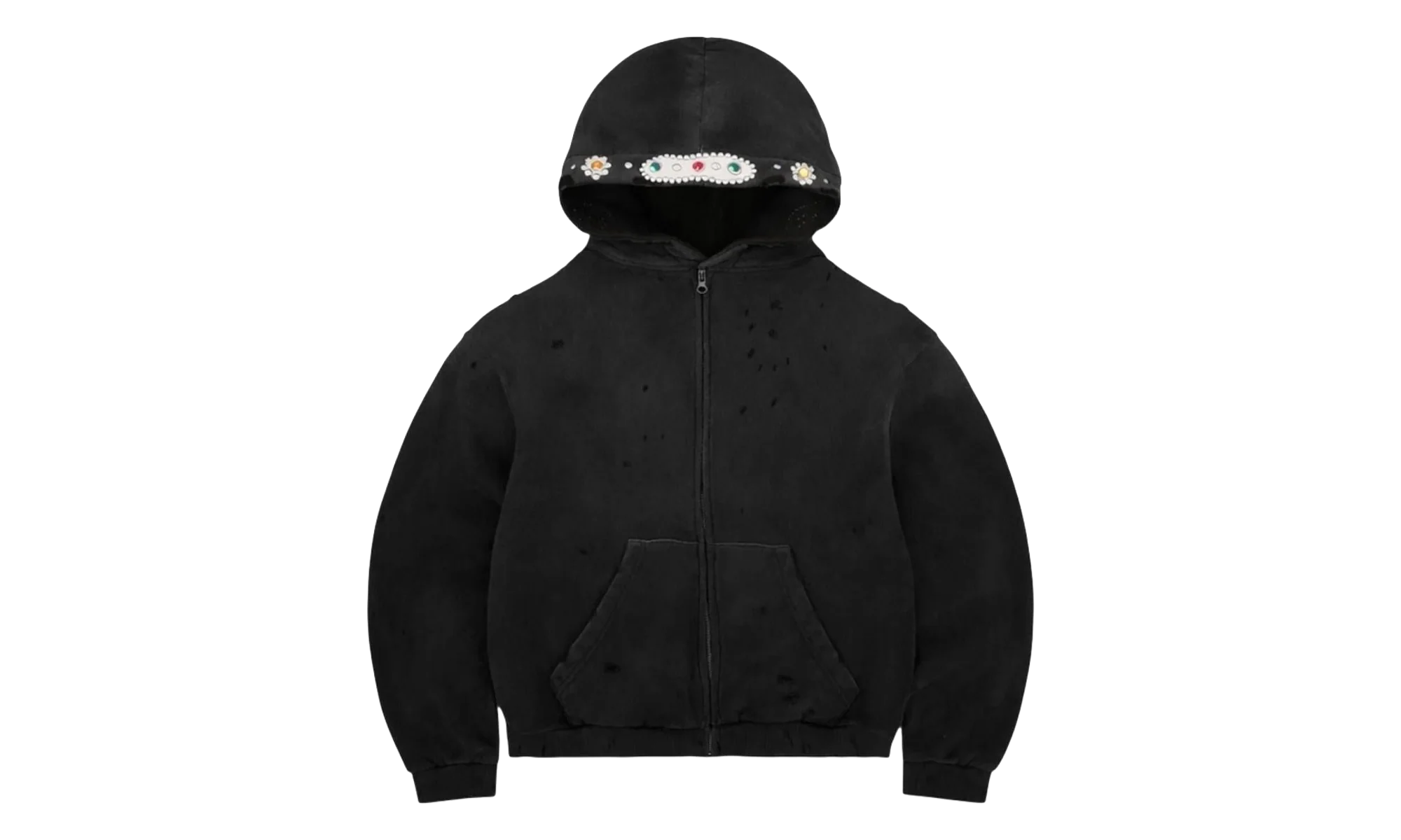 Sapphire Zip Up Hoodie "Black" BS102