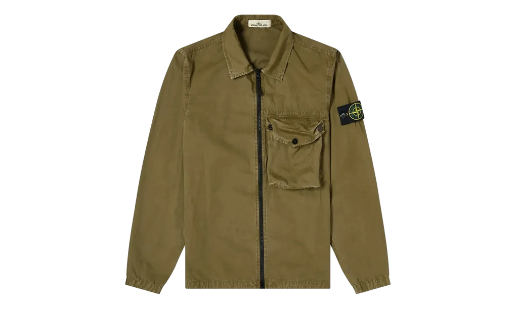 Zip Pocket Overshirt "Olive" 7415117WN V0158