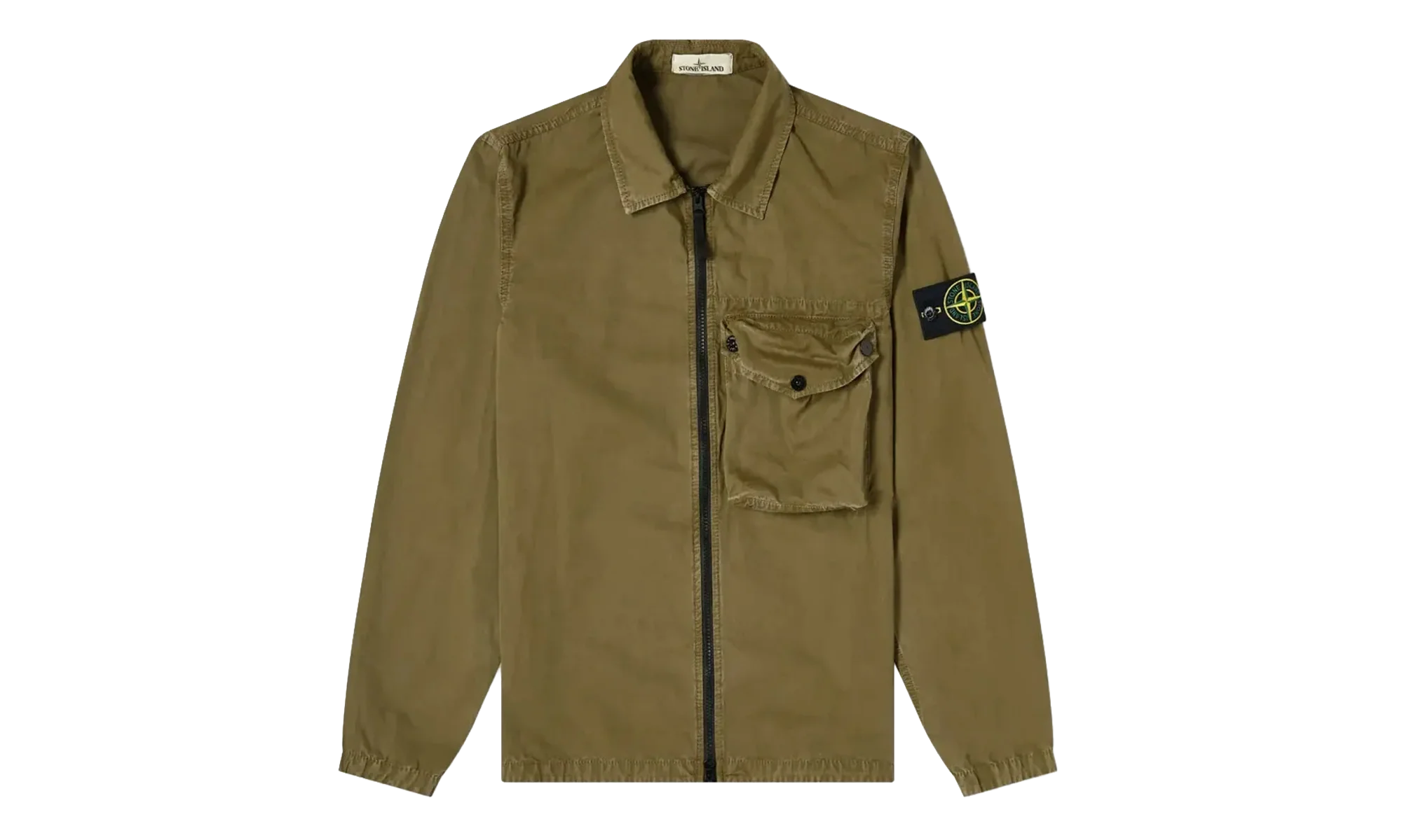 Zip Pocket Overshirt "Olive" 7415117WN V0158