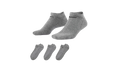 Everyday Plus Cushioned Training No-show Socks (3 Pairs) "Grey / Black" SX7673 064