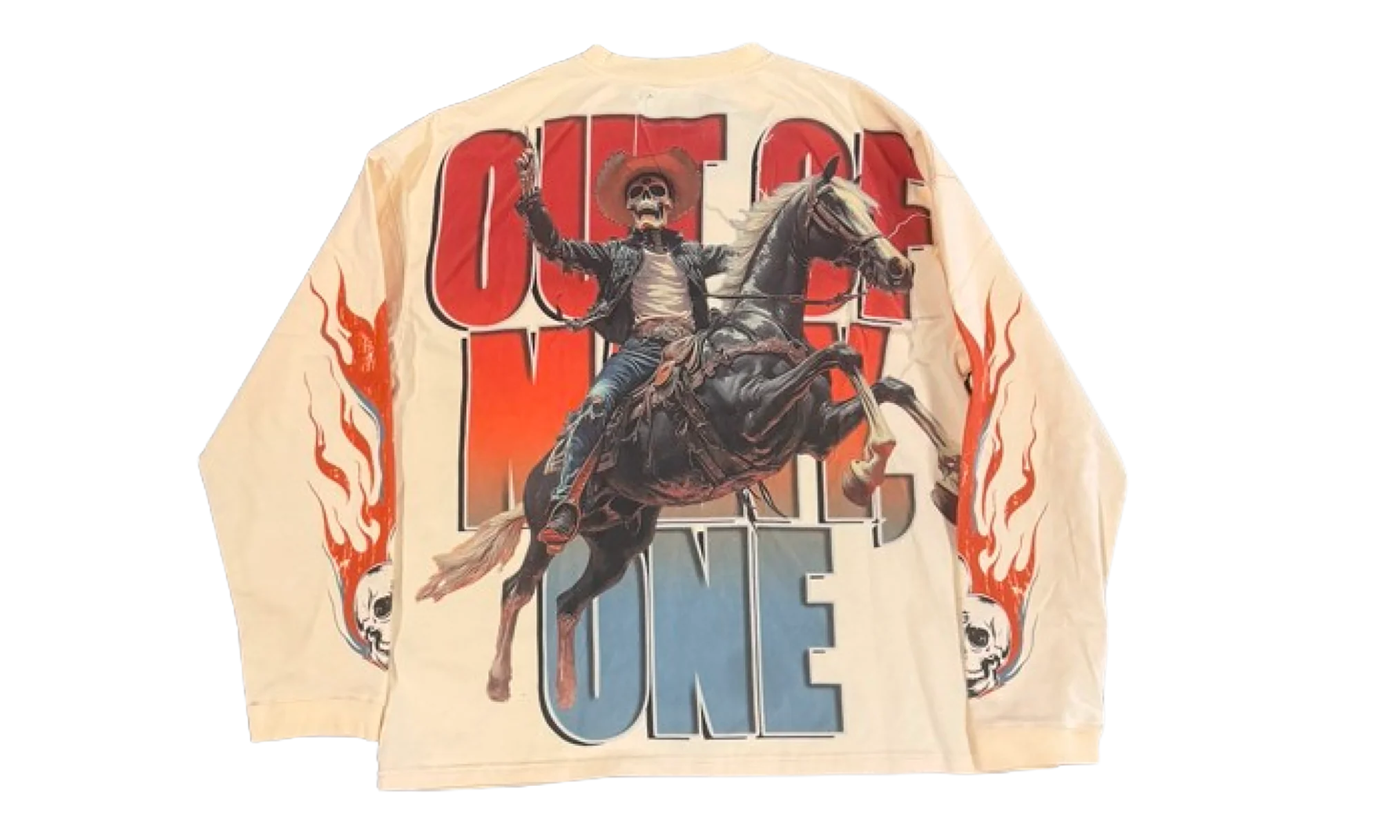 Western Long-sleeve Tee "Cream" GS029