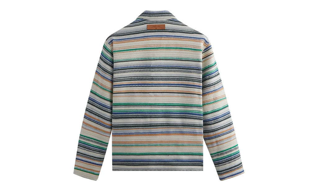 Woven Stripe Coaches Jacket "Current" khm010286 412