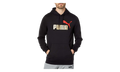 Essential+ Big Logo Fleece Hoodie "Cotton Black / Gold" 846849 90