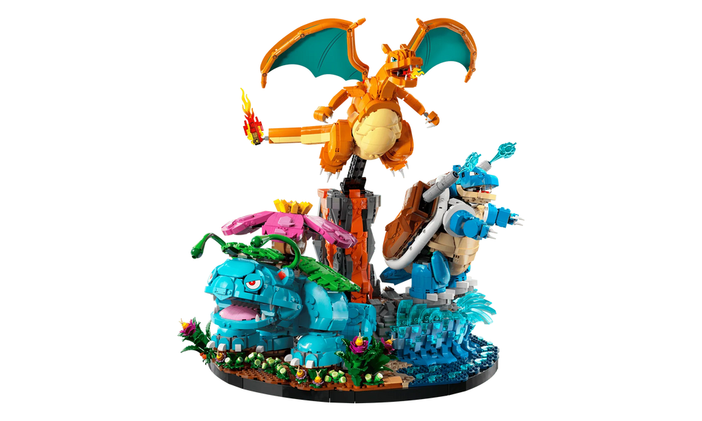 LEGO Pokemon Venusaur, Charizard and Blastoise Set "Multi-Color" 72153
