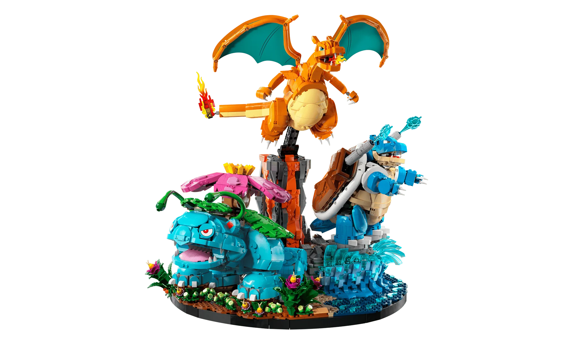 LEGO Pokemon Venusaur, Charizard and Blastoise Set "Multi-Color" 72153