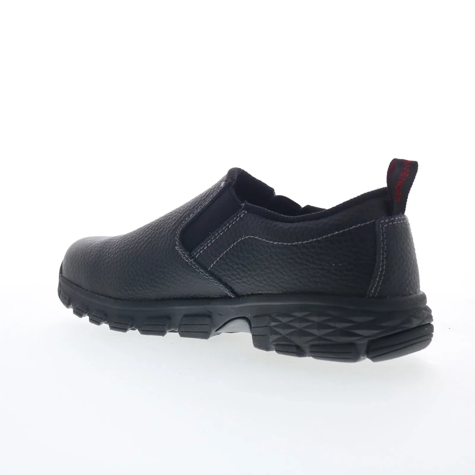 Avenger Flight Slip-On Alloy Toe A7001 Mens Black Work & Safety Shoes