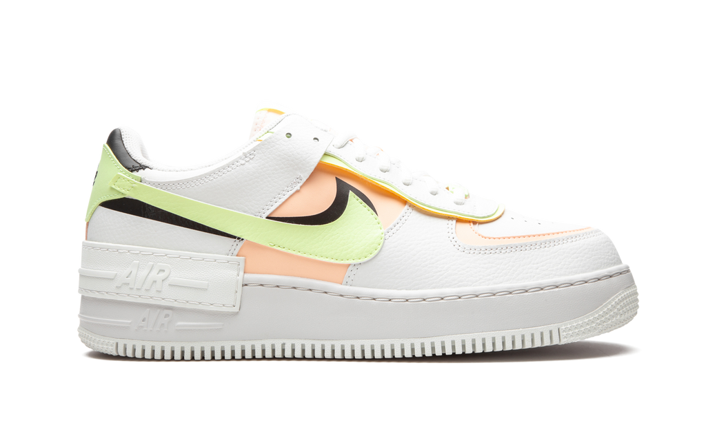 AIR FORCE 1 SHADO MNS WMNS"White/ Barely Volt/ Crimson Tint"