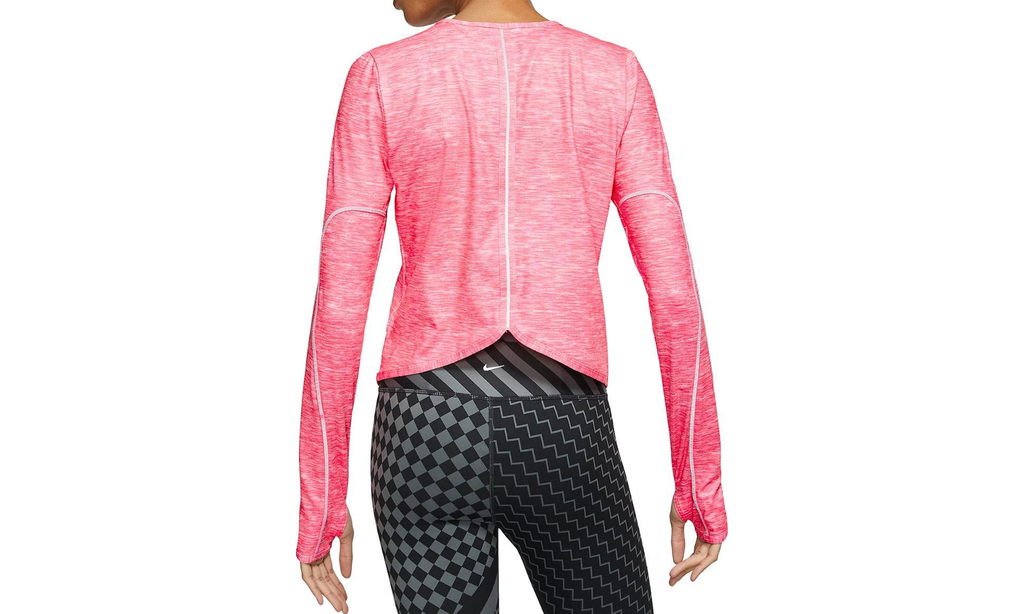Top Long Sleeve Runway Reflective Womens Style"Pink" CK2312 663