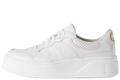GG Embossed White Leather (Women's)