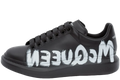 Oversized Graffiti Black White