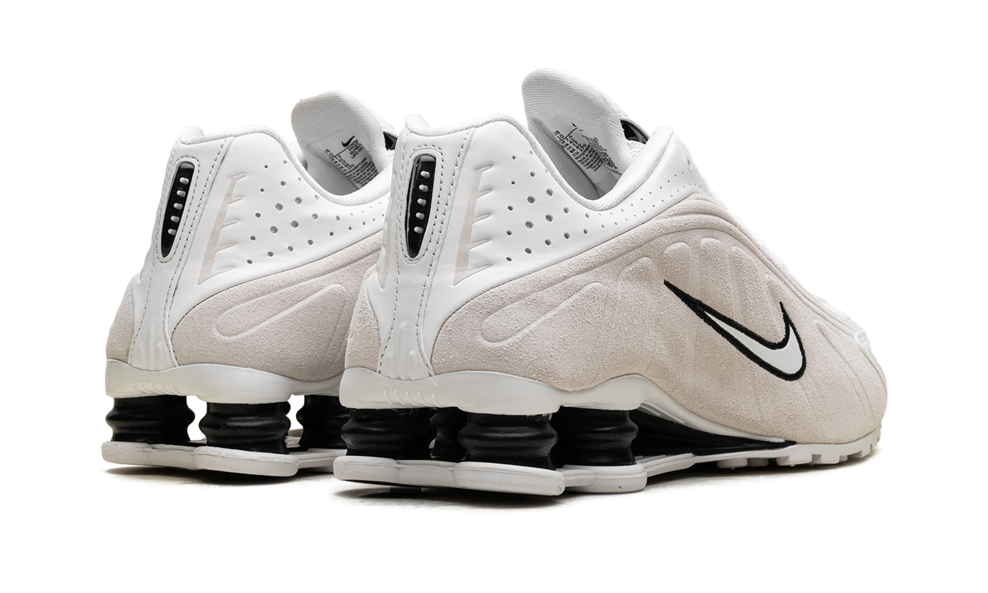 Shox R4 WMNS"White Black Suede" HQ7739 100