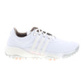 Tour360 22 GV9662 Womens White Leather Lace Up Athletic Golf Shoes