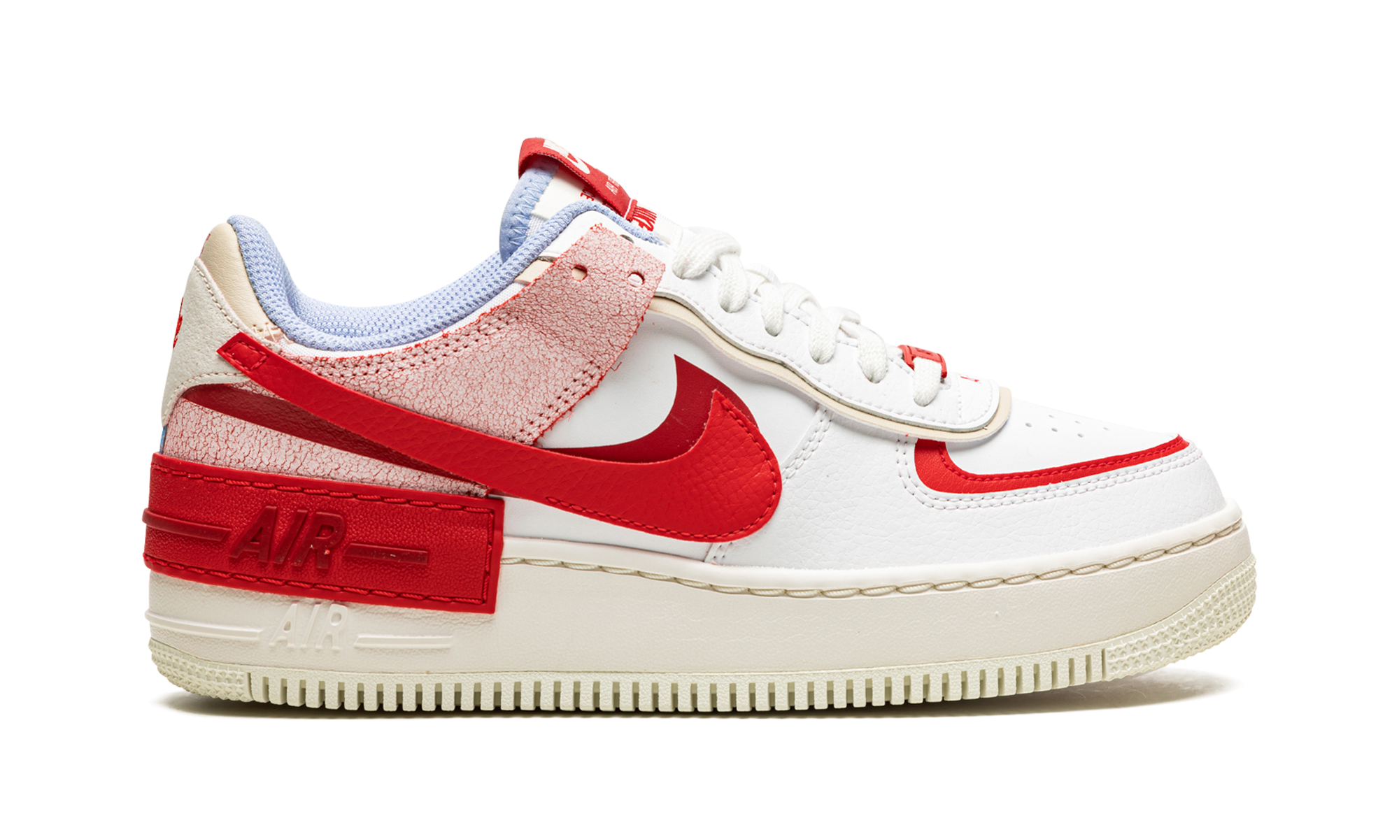 AIR FORCE 1 LO SHADO MNS WMNS"Red Cracked Leather" CI0919 108