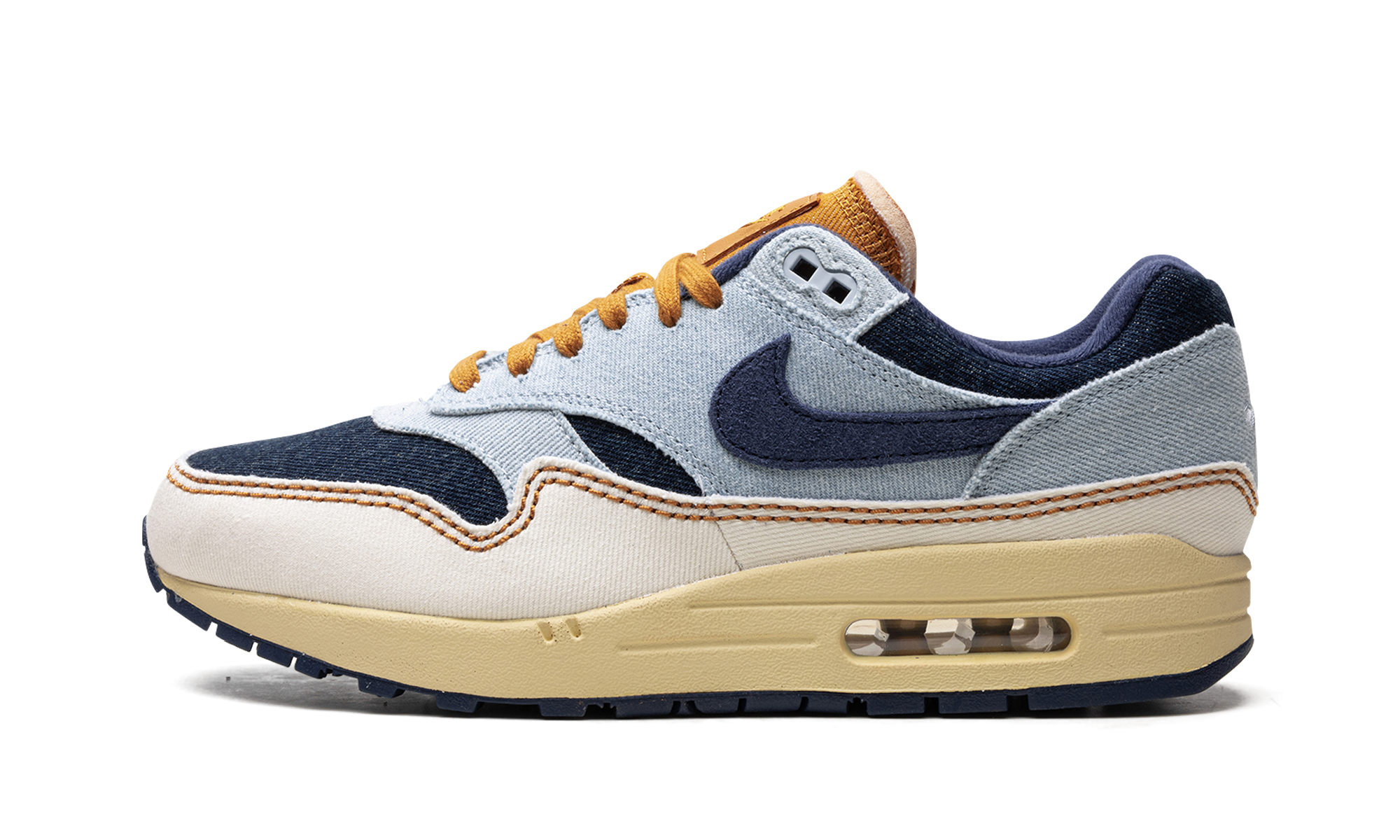 AIR MAX 1 '87 WMNS "AURA / MIDNIGHT NAVY / PALE IVORY" FQ8900 440
