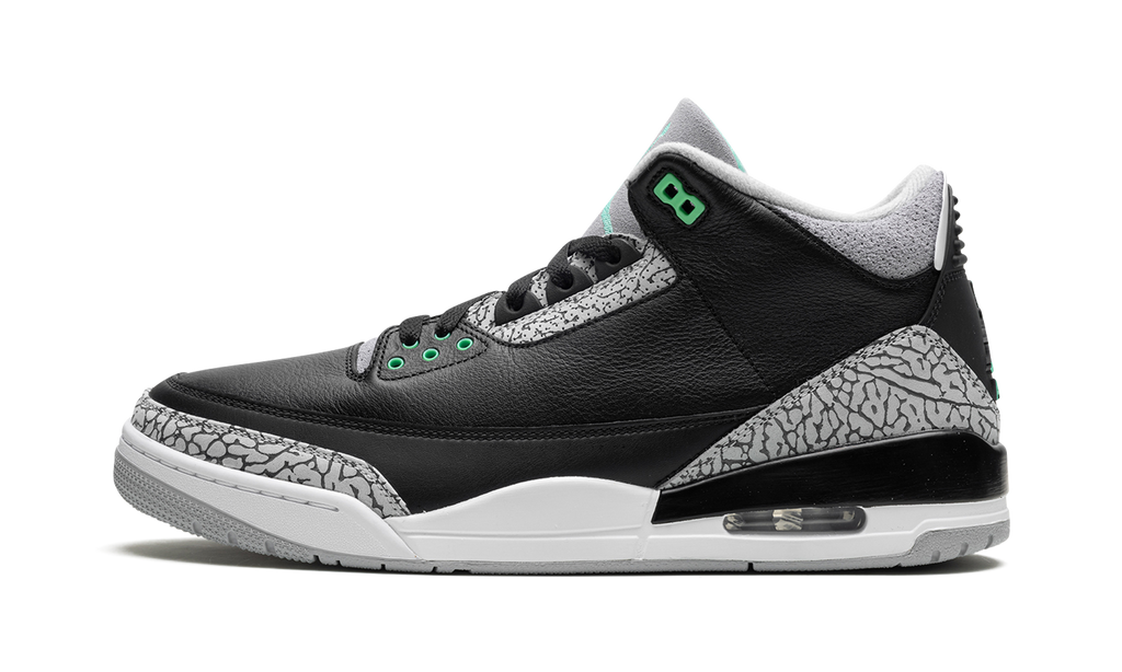 3 Retro "Green Glow" CT8532 031