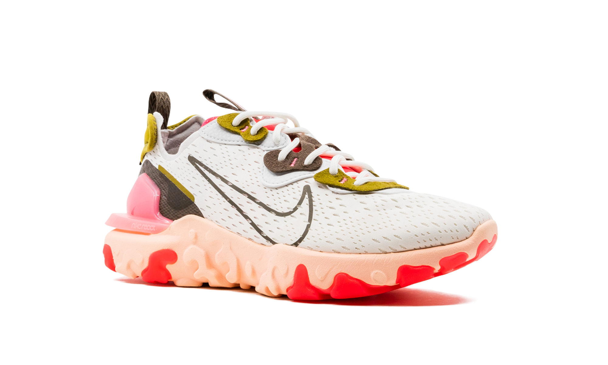REACT VISION MNS WMNS"Summit White/ Siren Red" CI7523 102