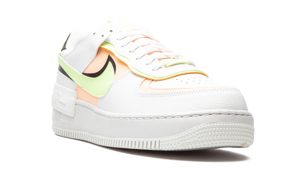 AIR FORCE 1 SHADO MNS WMNS"White/ Barely Volt/ Crimson Tint"