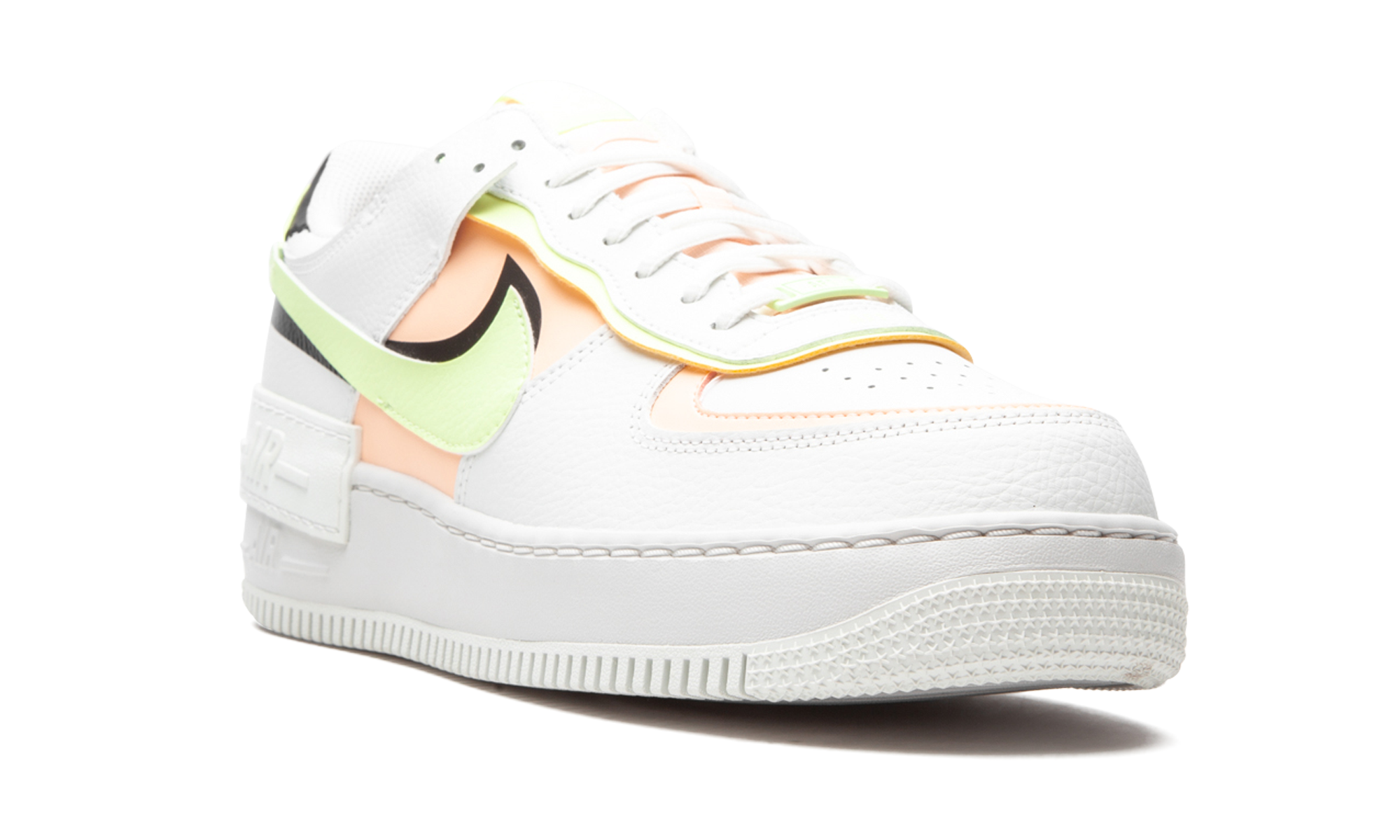 AIR FORCE 1 SHADO MNS WMNS"White/ Barely Volt/ Crimson Tint"